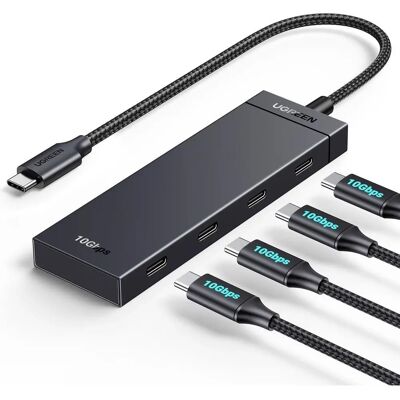 UGREEN 10Gbps USB C Hub - 4-Port Multiport-Adapter UGREEN 10Gbps USB C Hub - 4-Port Multiport-Adapter