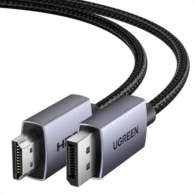 Ugreen DP125 HDMI-Kabel - 4K/30Hz - 2m - geflochten - schwarz Ugreen DP125 HDMI-Kabel - 4K/30Hz - 2m - geflochten - schwarz