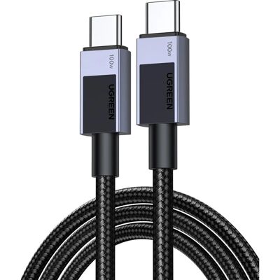 Ugreen Space Gray USB-C Kábel - 3m - Támogatja a PD 100W, Adatok 480 Mbps Ugreen Space Gray USB-C Kábel - 3m - Támogatja a PD 100W, Adatok 480 Mbps