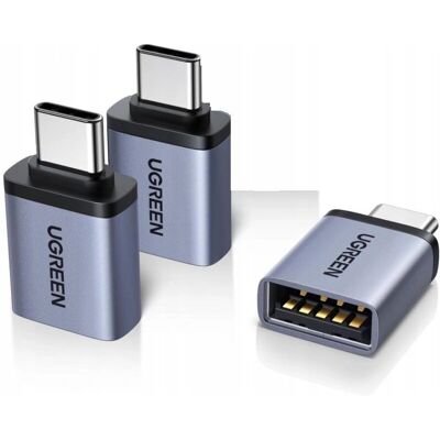 Ugreen US701 USB-C(M) USB2.0(T) 3A Noir Adaptateur Ugreen US701 USB-C(M) USB2.0(T) 3A Noir Adaptateur