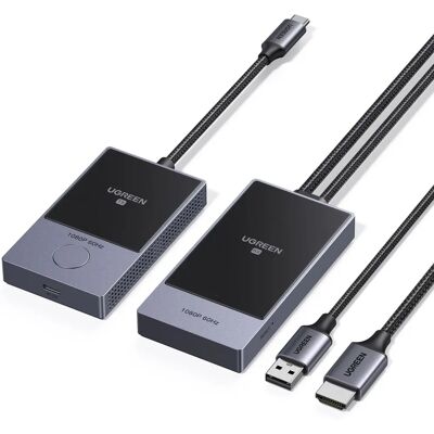 Transmetteur/Receptor HDMI Sans Fil Ugreen CM737 - Noir - Streaming Vidéo & Audio - Publicité Transmetteur/Receptor HDMI Sans Fil Ugreen CM737 - Noir - Streaming Vidéo & Audio - Publicité