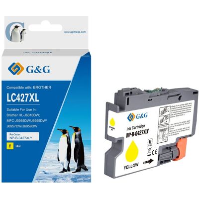 G&G - 20616 - Jaune - XL - Cartouche d'encre G&G - 20616 - Jaune - XL - Cartouche d'encre