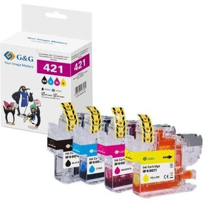 G&G - GP-B421BKCMY-4P - Schwarz - Cyan - Tintenpatrone G&G - GP-B421BKCMY-4P - Schwarz - Cyan - Tintenpatrone