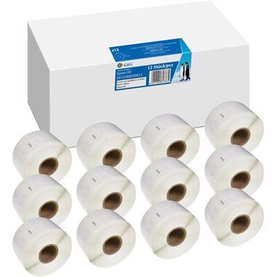 G&G Adressetiketten - 36x89mm 12 St. - Bürobedarf G&G Adressetiketten - 36x89mm 12 St. - Bürobedarf