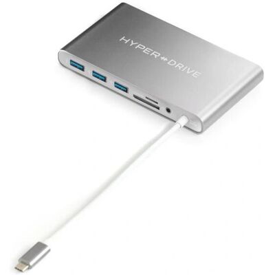 HYPER HyperDrive Ultimate USB 3.2 Gen 1 Type-C Grey - USB-C Hub HYPER HyperDrive Ultimate USB 3.2 Gen 1 Type-C Grey - USB-C Hub