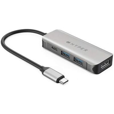Hyper HD41-GL Hub USB-C - 4K HDMI, 5Gbps, Charge 100W - Publicité Hyper HD41-GL Hub USB-C - 4K HDMI, 5Gbps, Charge 100W - Publicité