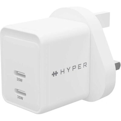 HYPER - HyperJuice 35W - White - GaN - USB-C Charger HYPER - HyperJuice 35W - White - GaN - USB-C Charger