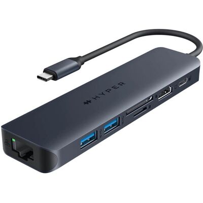 Targus HD4003GL 7-port USB Hub - Blå - Laptop Dock/Port Replikator Targus HD4003GL 7-port USB Hub - Blå - Laptop Dock/Port Replikator