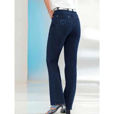 CASUAL LOOKS 5-Pocket-Jeans - Damen Gerade Stretchjeans CASUAL LOOKS 5-Pocket-Jeans - Damen Gerade Stretchjeans