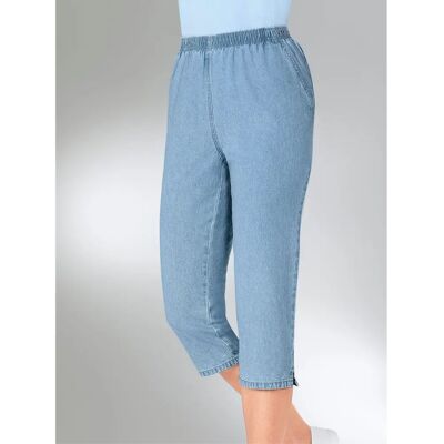 CLASSIC BASICS Gr. 46 Blau Gebleicht Knie-Länge Capri Jeans - Capris CLASSIC BASICS Gr. 46 Blau Gebleicht Knie-Länge Capri Jeans - Capris