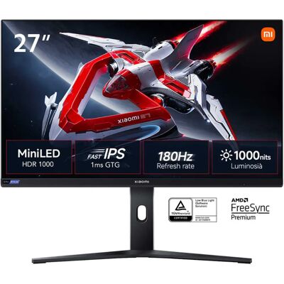 Xiaomi Mini LED Gaming Monitor G Pro 27I - 27" QHD, 180Hz, HDR1000 Xiaomi Mini LED Gaming Monitor G Pro 27I - 27" QHD, 180Hz, HDR1000
