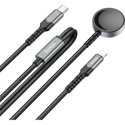 Câble de charge Hoco CW54 - Apple Watch Series, noir, accessoire pour smartwatch Câble de charge Hoco CW54 - Apple Watch Series, noir, accessoire pour smartwatch