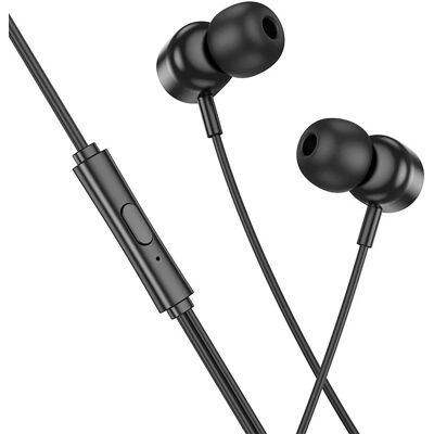 Écouteurs intra-auriculaires HOCO M122 avec microphone - Noir - Publicité Écouteurs intra-auriculaires HOCO M122 avec microphone - Noir - Publicité
