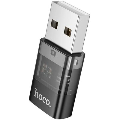 Hoco - UA36C - Fekete - USB-A - USB-C Adapter Hoco - UA36C - Fekete - USB-A - USB-C Adapter