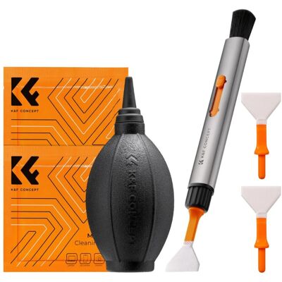 Kit de nettoyage pour appareils photo et objectifs K&F Concept - Publicité Kit de nettoyage pour appareils photo et objectifs K&F Concept - Publicité