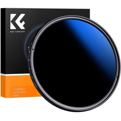 K&F Concept C Series Ultra-thin VARIO ND 2-2000 - 52mm - ND2-ND2000 - Ajustable - Filtre K&F Concept C Series Ultra-thin VARIO ND 2-2000 - 52mm - ND2-ND2000 - Ajustable - Filtre