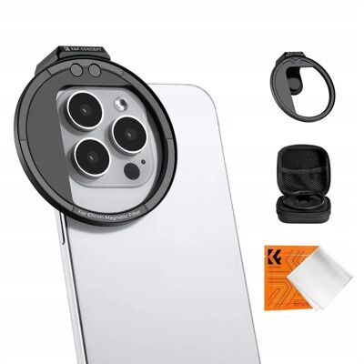 Uniwersalny magnetyczny adapter filtra K&F Concept do smartfonów - Kompatybilny z iPhone 15, 14, 13, 12, 11 i Galaxy S22, S23 Ultra Uniwersalny magnetyczny adapter filtra K&F Concept do smartfonów - Kompatybilny z iPhone 15, 14, 13, 12, 11 i Galaxy S22, S23 Ultra