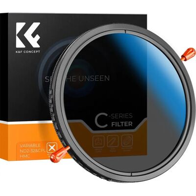 Filtre Objectif 37MM Bleu 2-en-1 CPL+ND Variable - Accessoire Appareil Photo - Publicité Filtre Objectif 37MM Bleu 2-en-1 CPL+ND Variable - Accessoire Appareil Photo - Publicité