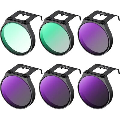 K&F Concept 6er Filter-Kit - UV+CPL+ND8+ND16+ND32+ND64 - Grün - Kamera-Filter-Set K&F Concept 6er Filter-Kit - UV+CPL+ND8+ND16+ND32+ND64 - Grün - Kamera-Filter-Set