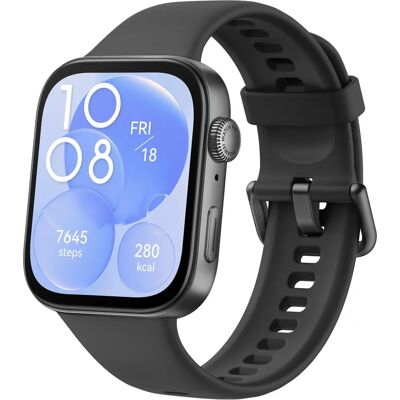 Huawei Watch Fit 3 - Smartklocka - Svart - 43mm Aluminium Huawei Watch Fit 3 - Smartklocka - Svart - 43mm Aluminium