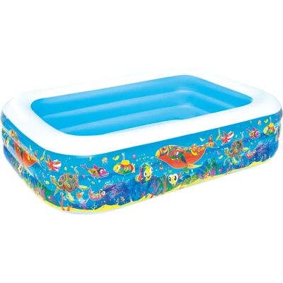 Bestway 54120 Kinderbecken - Rechteckiges aufblasbares Pool Bestway 54120 Kinderbecken - Rechteckiges aufblasbares Pool
