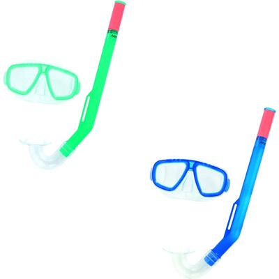 Bestway 24018 Tauchmaske - Polycarbonat, Blau, Grün - Kind Bestway 24018 Tauchmaske - Polycarbonat, Blau, Grün - Kind