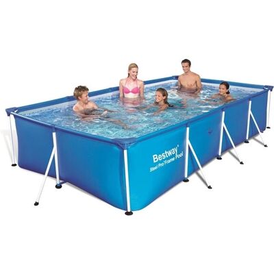 Bestway 56044 Opbouwzwembad - Rechthoekig - 5700L Bestway 56044 Opbouwzwembad - Rechthoekig - 5700L
