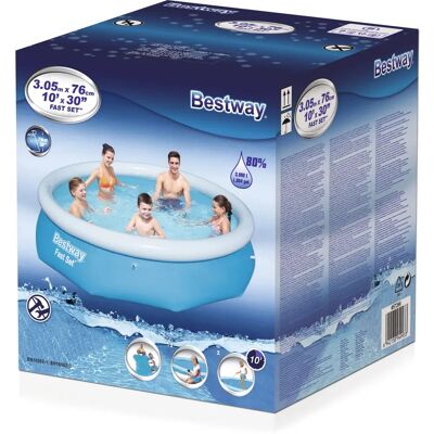 Bestway 57266 Blue Above Ground Pool - 10ft x 30in Bestway 57266 Blue Above Ground Pool - 10ft x 30in