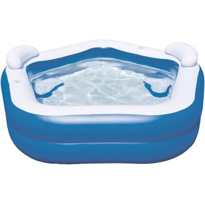 Bestway Ilmakylpyallas - 213x206x69cm - Sininen - Perhepoukama Bestway Ilmakylpyallas - 213x206x69cm - Sininen - Perhepoukama