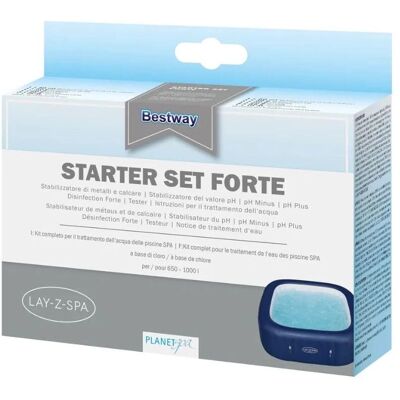 Kit d'entretien spa Bestway - 5 produits + 10 tests - Publicité Kit d'entretien spa Bestway - 5 produits + 10 tests - Publicité