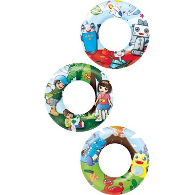Bestway 36014 Flerfärgad Simring - 61cm - Vattenlek för barn Bestway 36014 Flerfärgad Simring - 61cm - Vattenlek för barn