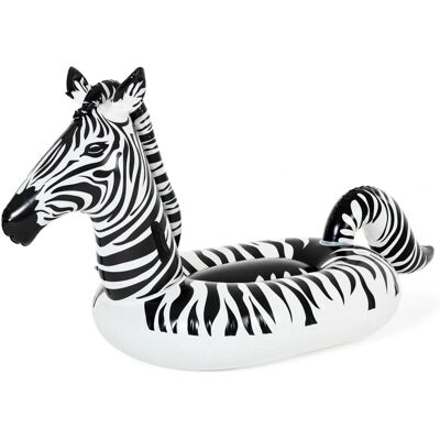 Bestway 41406 Flotteur gonflable zèbre - PVC Ride-on motif zebra Bestway 41406 Flotteur gonflable zèbre - PVC Ride-on motif zebra