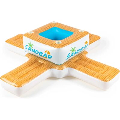 Bestway 242x242x67 cm Nageoire Gonflable - Lounge de Piscine Bestway 242x242x67 cm Nageoire Gonflable - Lounge de Piscine