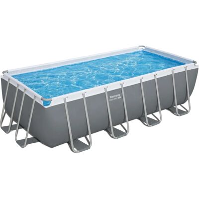 Bestway Power Steel rechthoekige zwembad - 11532 L - Grijs Bestway Power Steel rechthoekige zwembad - 11532 L - Grijs