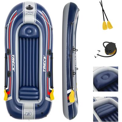 Bestway 61110 uppblåsbart båt - För 4 personer Bestway 61110 uppblåsbart båt - För 4 personer