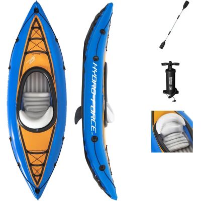 Kayak gonfiabile Bestway Cove Champion - 1 persona, Blu-arancione Kayak gonfiabile Bestway Cove Champion - 1 persona, Blu-arancione