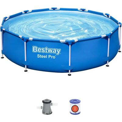 Bestway Steel Pro Zwembad 305x76cm - Complete Set Bestway Steel Pro Zwembad 305x76cm - Complete Set