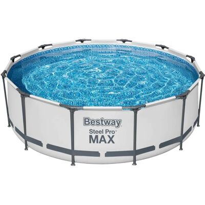 Bestway Steel Pro MAX Pool 366x100 cm - Hållbar, Enkel att montera Bestway Steel Pro MAX Pool 366x100 cm - Hållbar, Enkel att montera