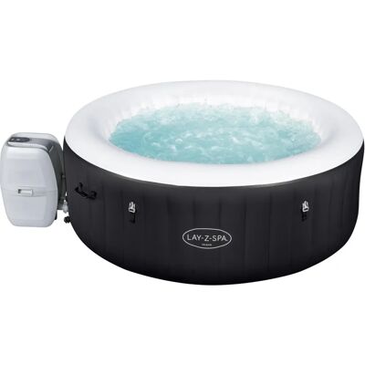 Lay-Z-Spa BW60001GB Hot Tub - 4-Person Black Round Inflatable Spa Lay-Z-Spa BW60001GB Hot Tub - 4-Person Black Round Inflatable Spa