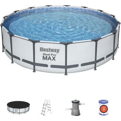 Bazén Steel Pro MAX 457x107 cm - Rodinný, Snadná Instalace Bazén Steel Pro MAX 457x107 cm - Rodinný, Snadná Instalace