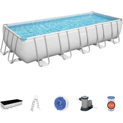 Bestway 640x274x132 cm Power Steel Pool - Aufstellbecken Bestway 640x274x132 cm Power Steel Pool - Aufstellbecken