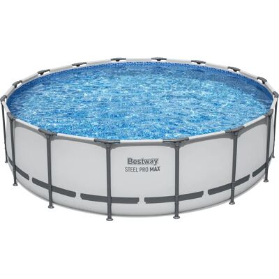 Bestway Model 5612Z Steel Pro Max Opbygget swimmingpool - Holdbar Bestway Model 5612Z Steel Pro Max Opbygget swimmingpool - Holdbar