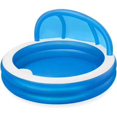 Bestway 54337 Piscine Gonflable - Ronde 850L Bleu & Blanc - Publicité Bestway 54337 Piscine Gonflable - Ronde 850L Bleu & Blanc - Publicité