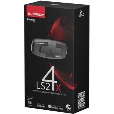 LS2 Cardo Freecom 4x Bluetooth Communication System - Support 4 Riders - Waterproof LS2 Cardo Freecom 4x Bluetooth Communication System - Support 4 Riders - Waterproof