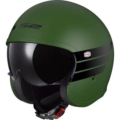 LS2 OF599 Spitfire II Motorradhelm - Retro Grün LS2 OF599 Spitfire II Motorradhelm - Retro Grün