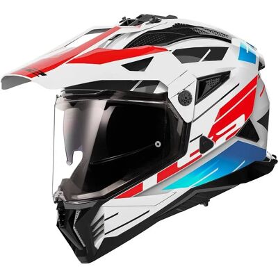 LS2 MX702 Pioneer II - Namib weiß/blau/rot LS2 MX702 Pioneer II - Namib weiß/blau/rot