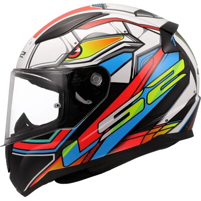 Casco de Motocicleta LS2 FF353 Rapid II - Ligero, Resistente a UV, Oval Largo Casco de Motocicleta LS2 FF353 Rapid II - Ligero, Resistente a UV, Oval Largo