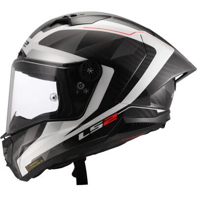 LS2 FF805 Thunder - GP Raute Carbon Grigio/Bianco LS2 FF805 Thunder - GP Raute Carbon Grigio/Bianco