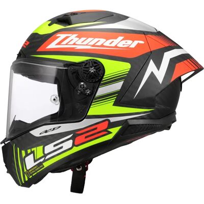 LS2 FF805 Thunder - GP Replica Carbon Schwarz/Gelb LS2 FF805 Thunder - GP Replica Carbon Schwarz/Gelb