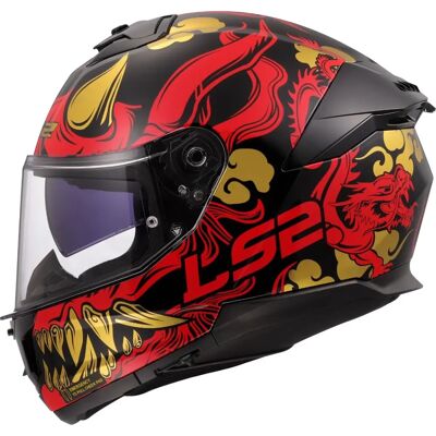 LS2 FF808 STREAM II DRAKO - Casque moto - Publicité LS2 FF808 STREAM II DRAKO - Casque moto - Publicité